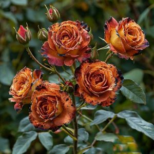 Роза плетистая Оранжевый Бриллиант купить по цене от 450р. в интернет-магазине «Посадика» с доставкой почтой в в Собинкае и по всей России – [изображение №1].